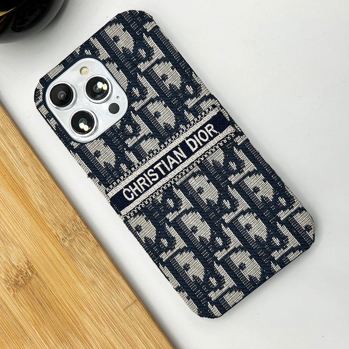 Luxury Brand Vertical Belt Stitched Case Cover For iPhone Roxy New 2