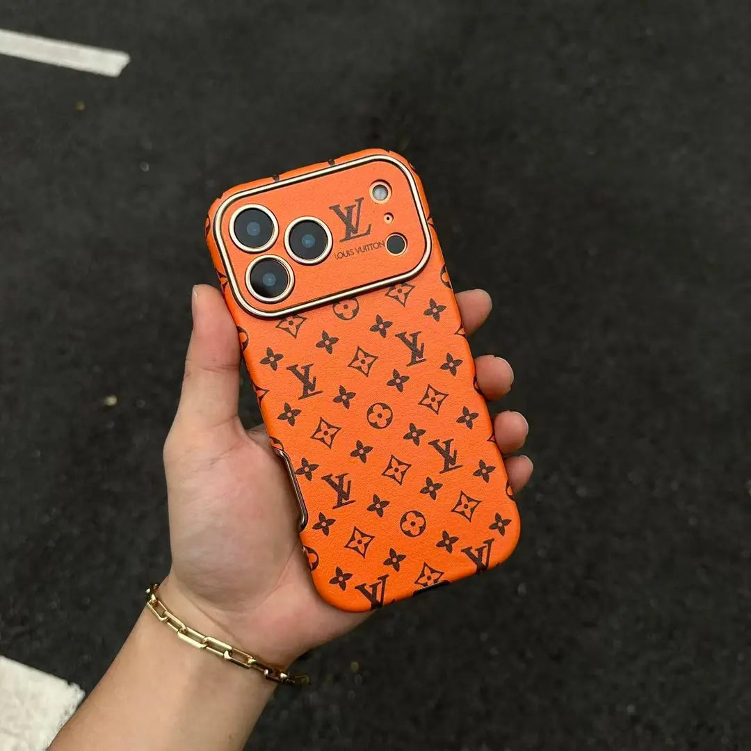 luxury LV fashion leather iPhone 17 / 16 / 15