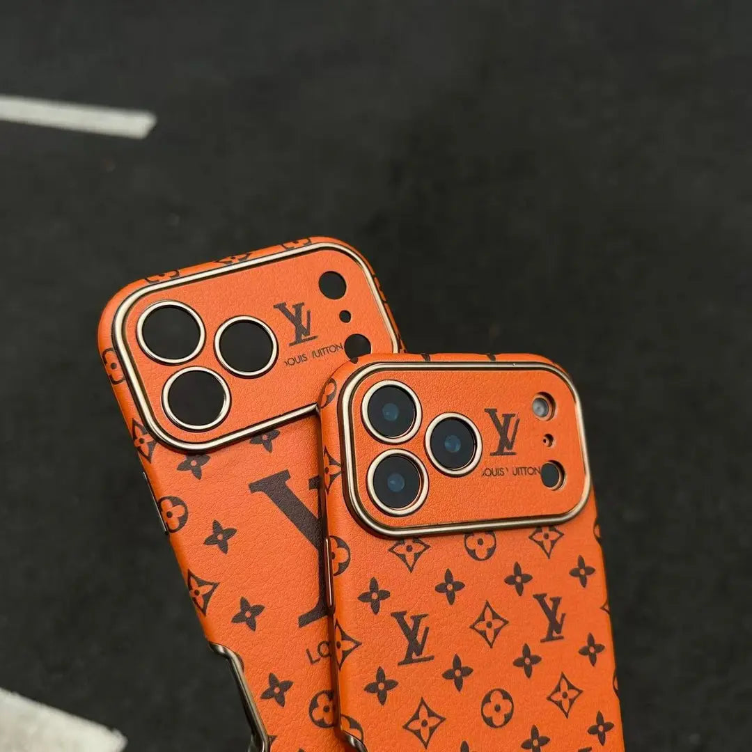 luxury LV fashion leather iPhone 17 / 16 / 15