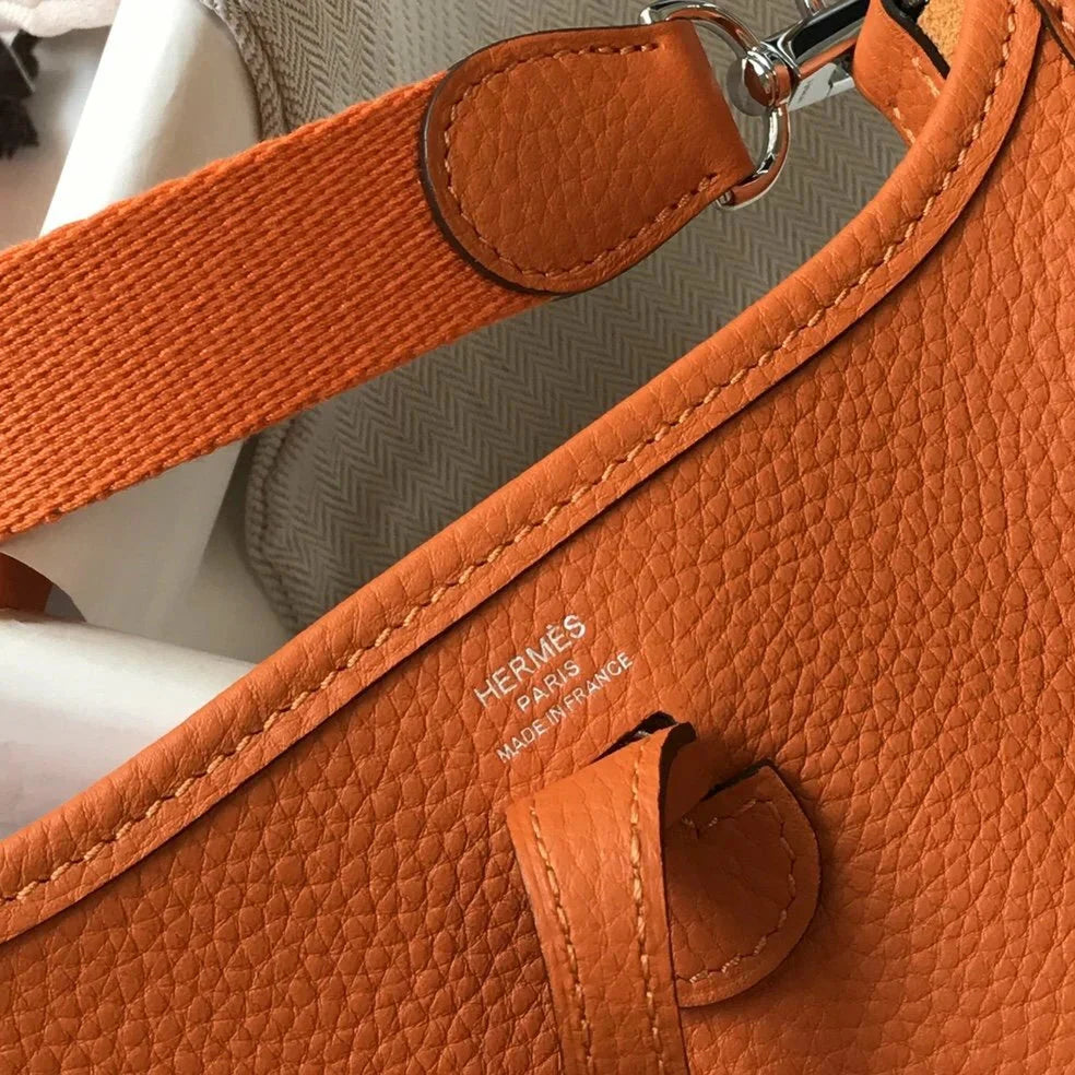 Luxury Handle Bag Orange