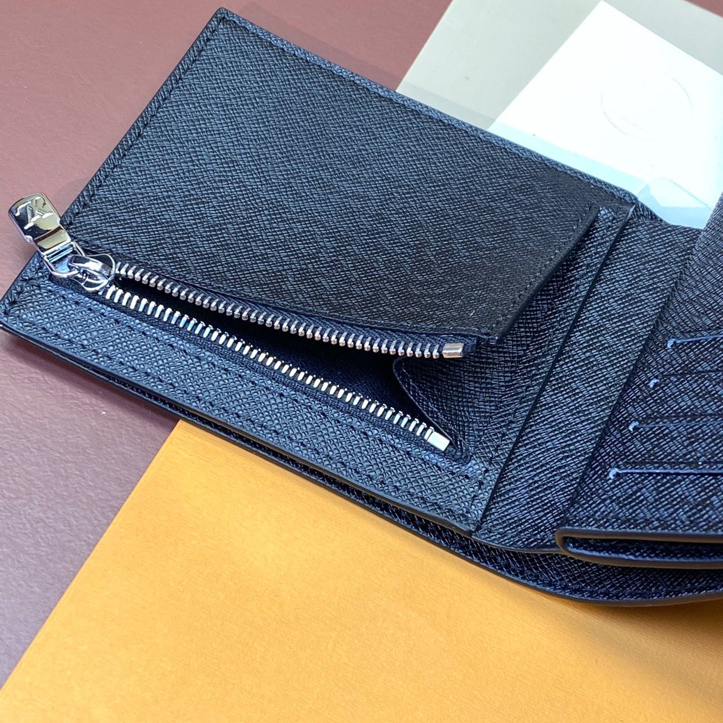 Brown Monogram Louis Vuitton Wallet Trifold Style