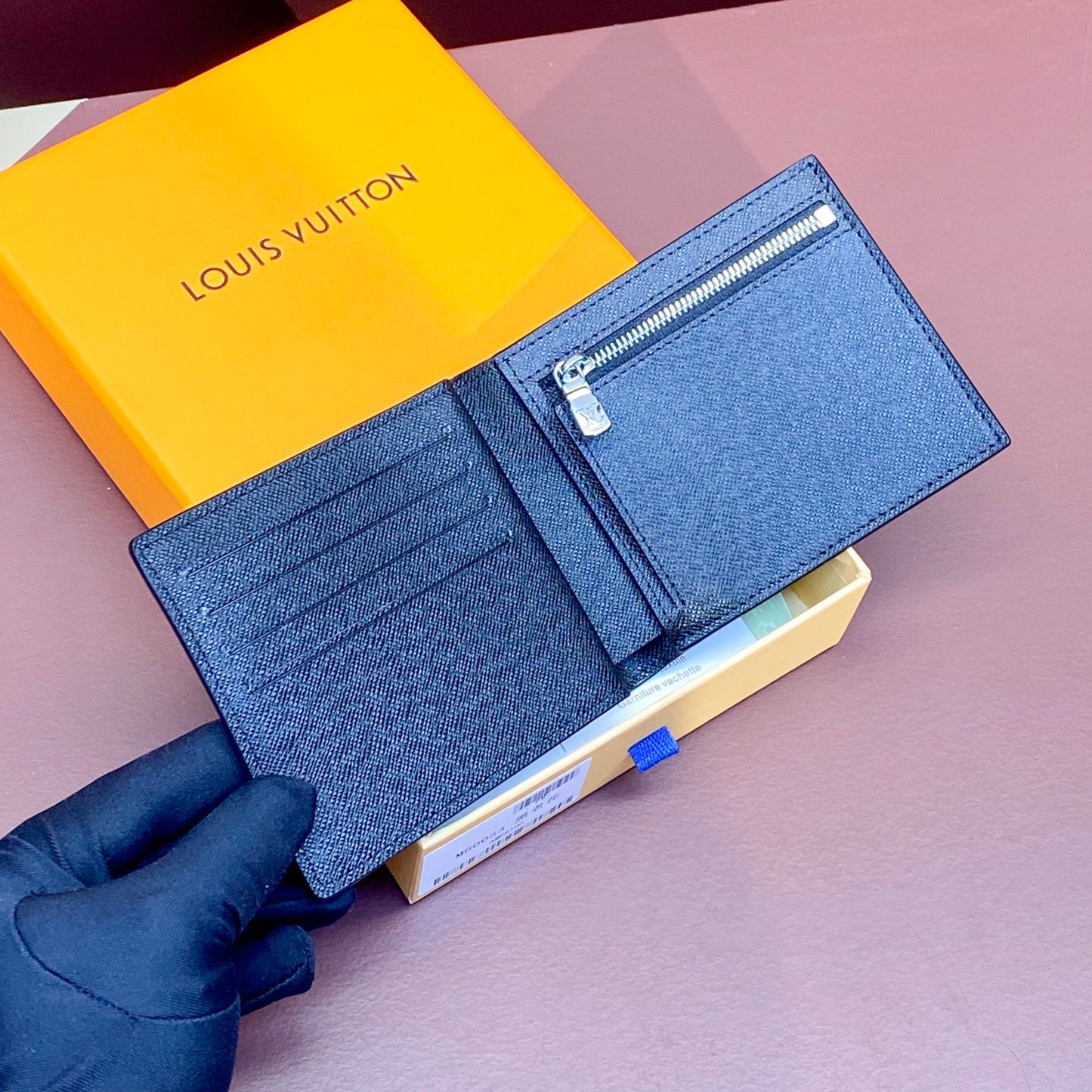 Brown Monogram Louis Vuitton Wallet Trifold Style