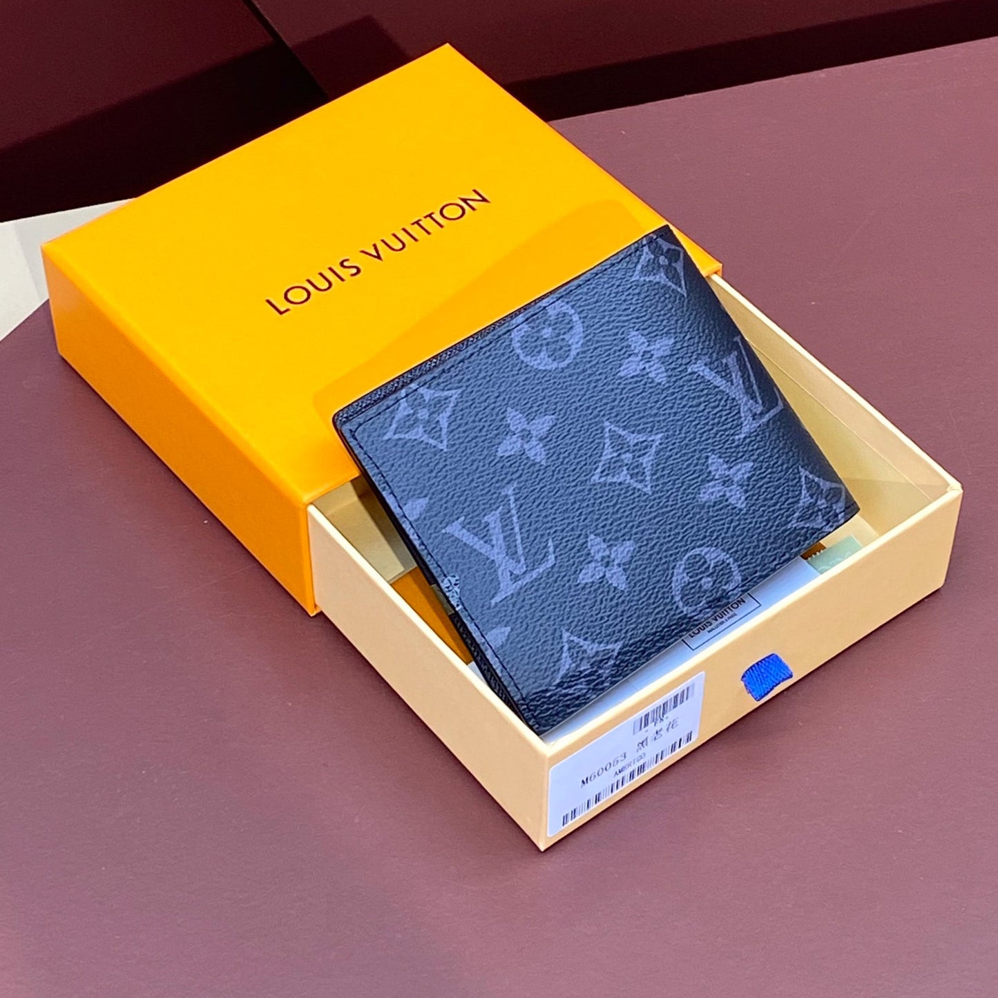 Brown Monogram Louis Vuitton Wallet Trifold Style