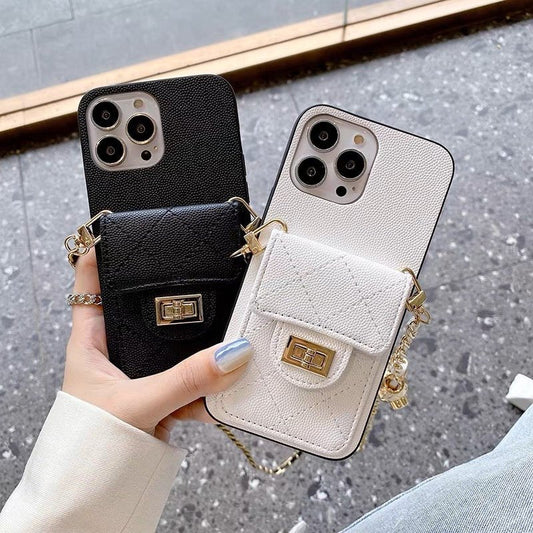 Luxury Purse iPhone Case With Crossbody Strap Roxy New 2