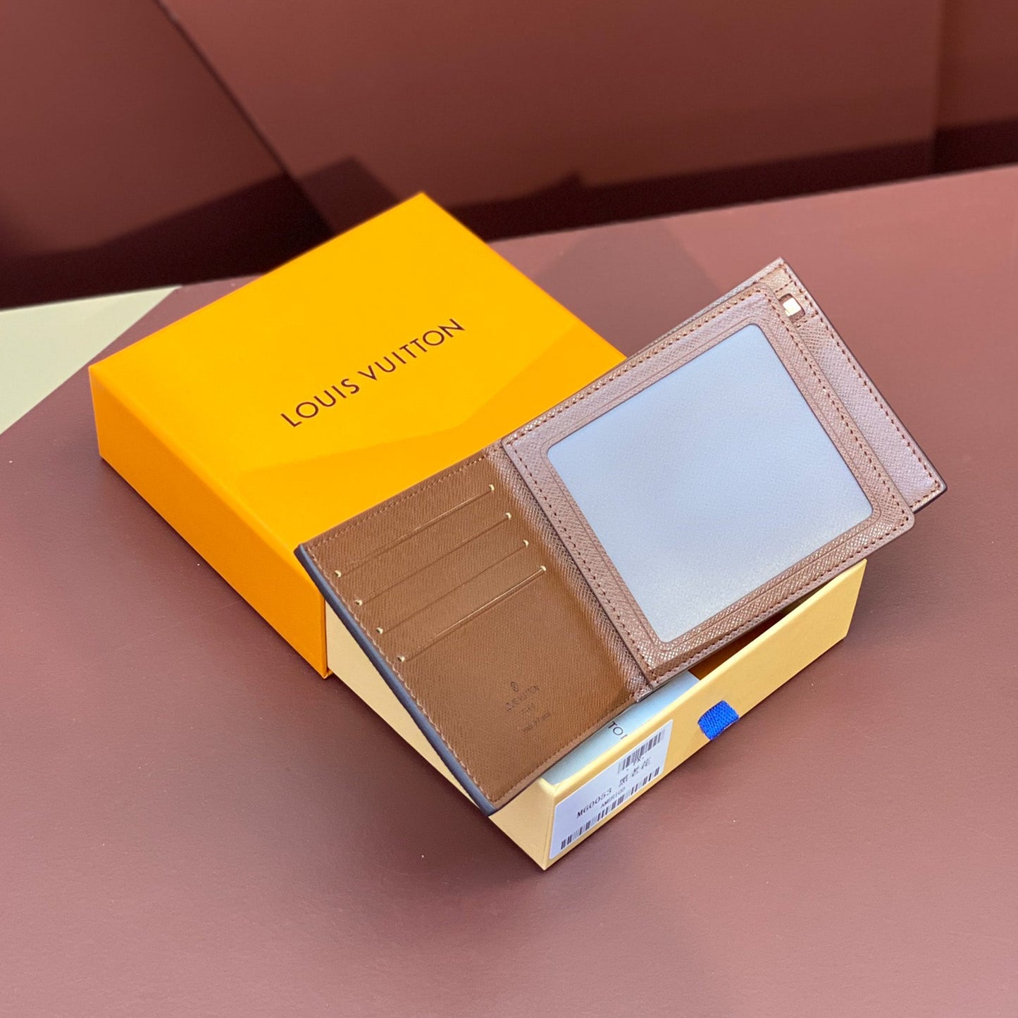 Brown Monogram Louis Vuitton Wallet Trifold Style