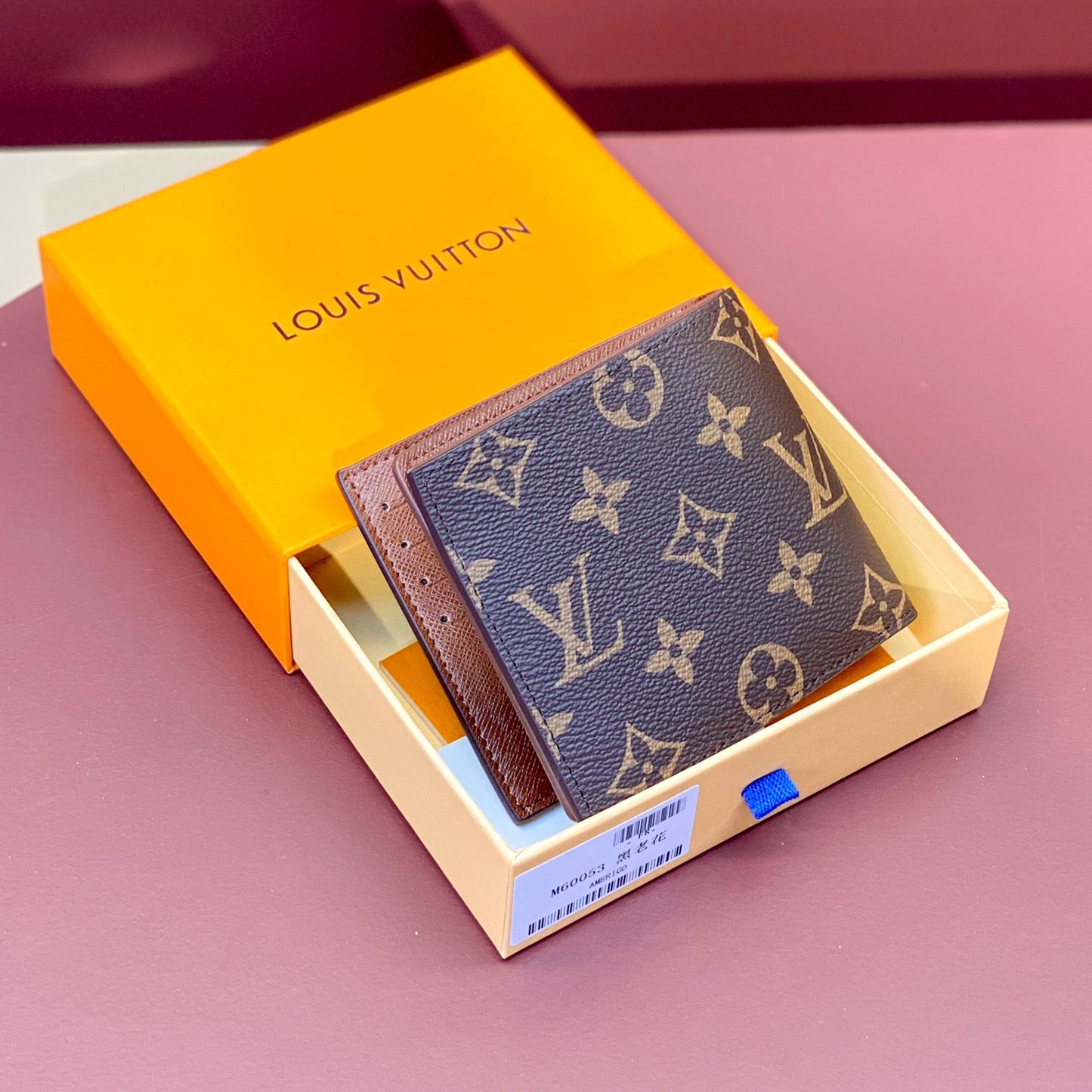 Brown Monogram Louis Vuitton Wallet Trifold Style