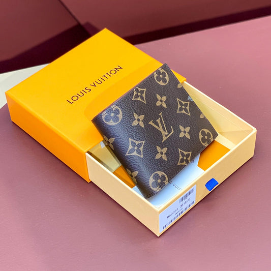 Brown Monogram Louis Vuitton Wallet Trifold Style