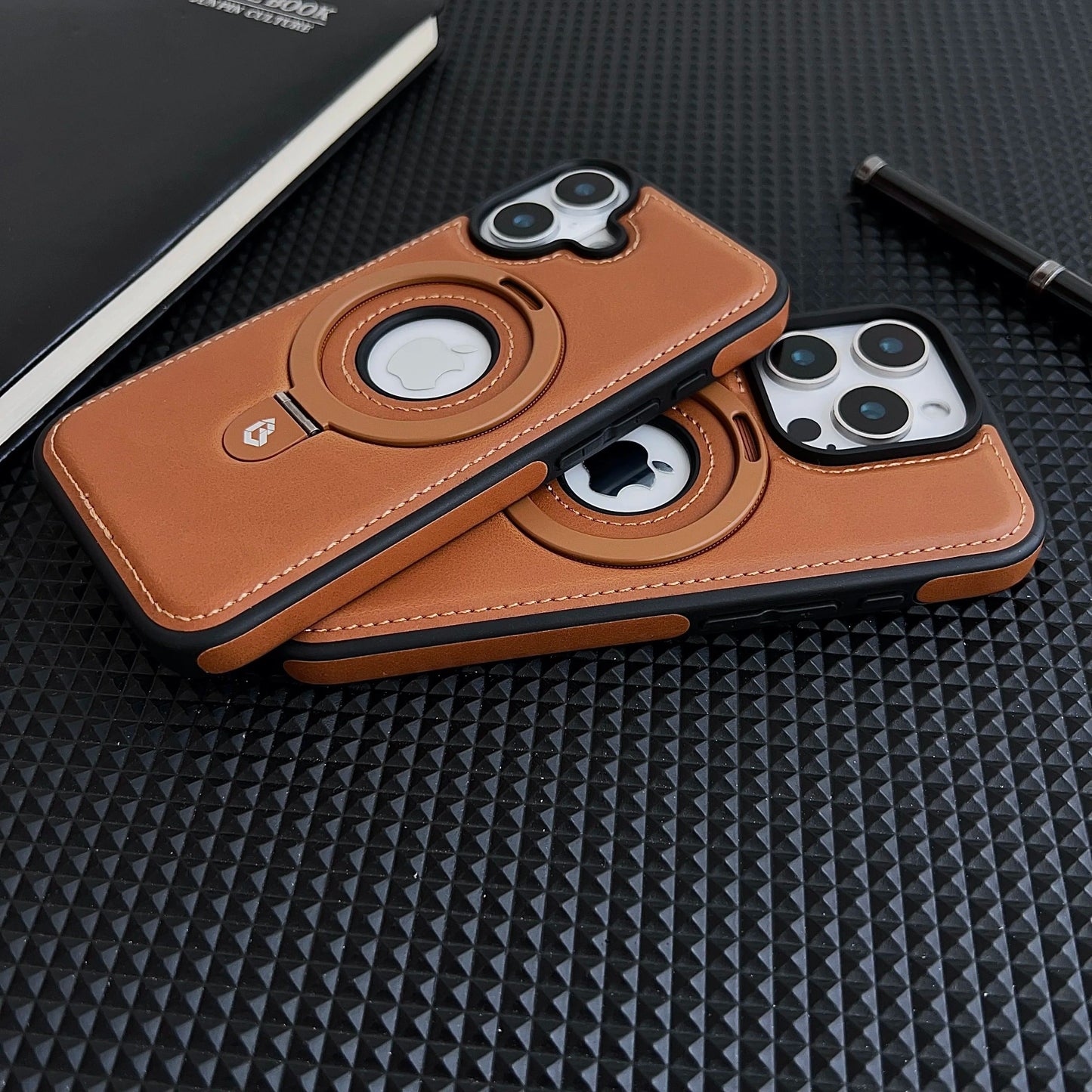 Luxurious Invisible Stand Phone Case For iPhone 17 / 16 / 15 / 14