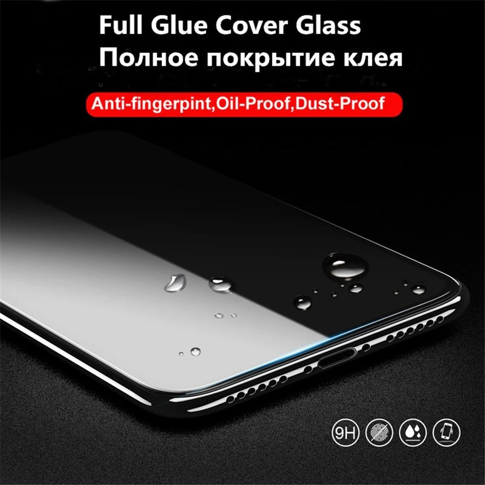 6-in-1 Full Cover Glass - Screen + Lens For iPhone 12-18 Pro & Pro Max