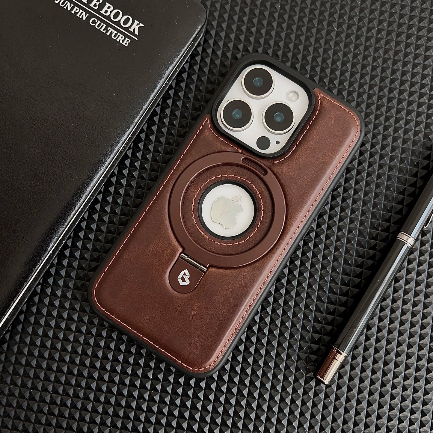 Luxurious Invisible Stand Phone Case For iPhone 17 / 16 / 15 / 14