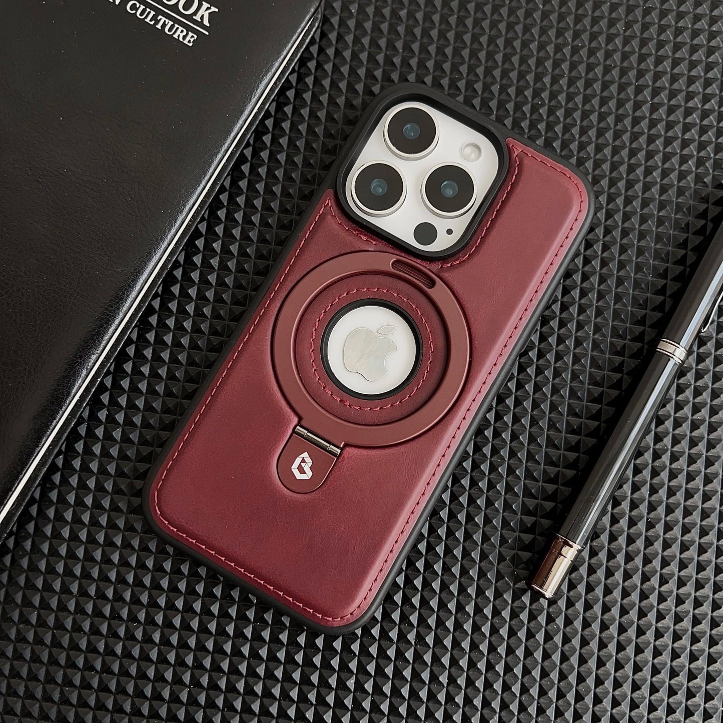 Luxurious Invisible Stand Phone Case For iPhone 17 / 16 / 15 / 14