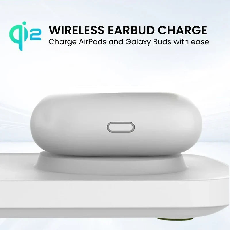 Elegant 3-in-1 Magnetic T-Bar Wireless Charging Dock For iPhone