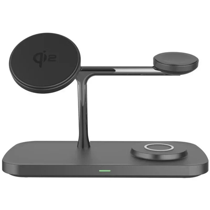 Elegant 3-in-1 Magnetic T-Bar Wireless Charging Dock For iPhone
