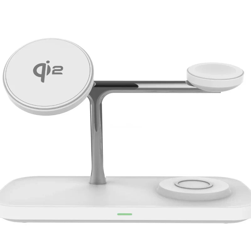 Elegant 3-in-1 Magnetic T-Bar Wireless Charging Dock For iPhone