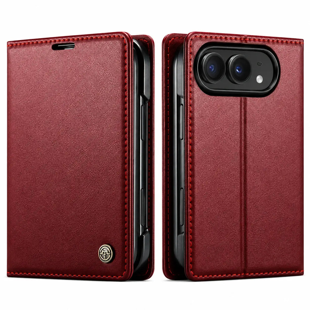 Leather Wallet Case for iPhone Duo