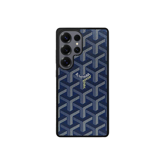 Premium Blue GYD-Style Pattern with Magsafe Option for Samsung S22-S26 Series