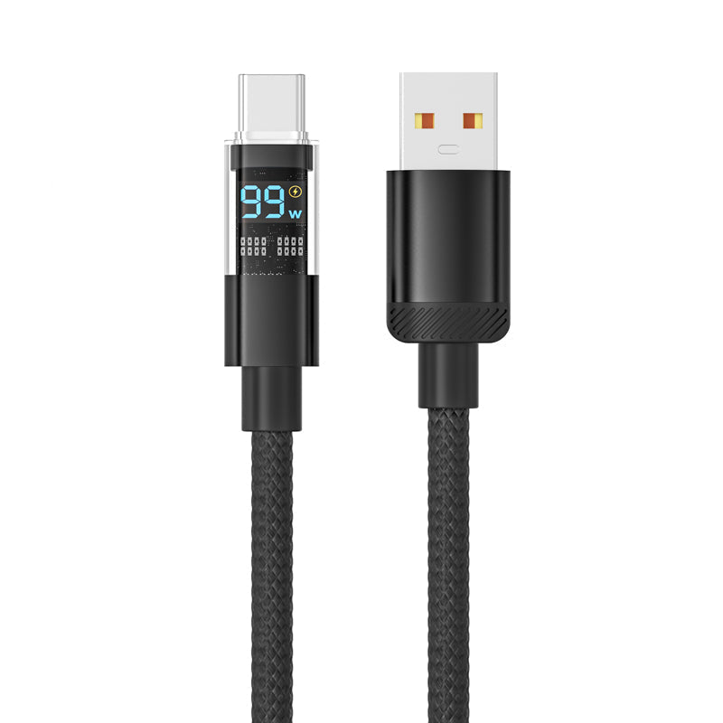 100W Fast Charging Cable With Digital Display